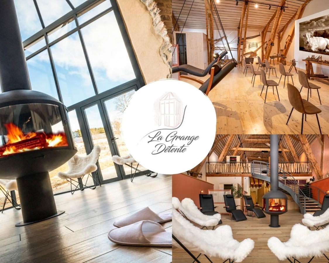 Hotel Restaurant De La Poste Et La Grange Detente, Espace Bien-Etre Châteauneuf-de-Randon Kültér fotó