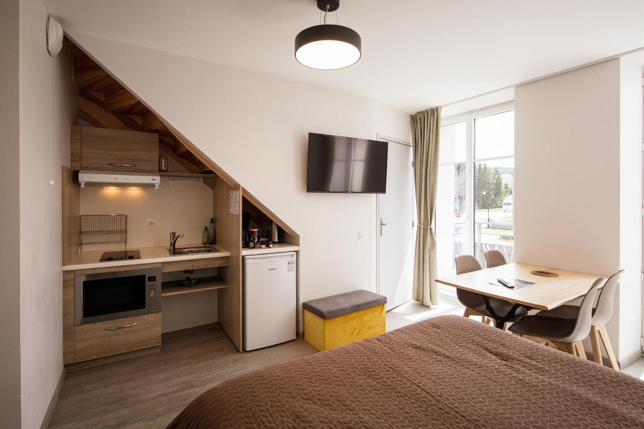 Hotel Restaurant De La Poste Et La Grange Detente, Espace Bien-Etre Châteauneuf-de-Randon Szoba fotó